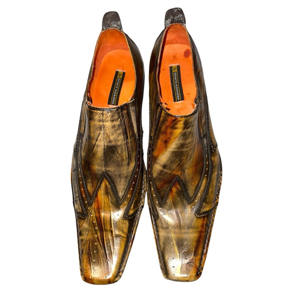 Stacy Adams Leather Dress Shoes Mens Size 13